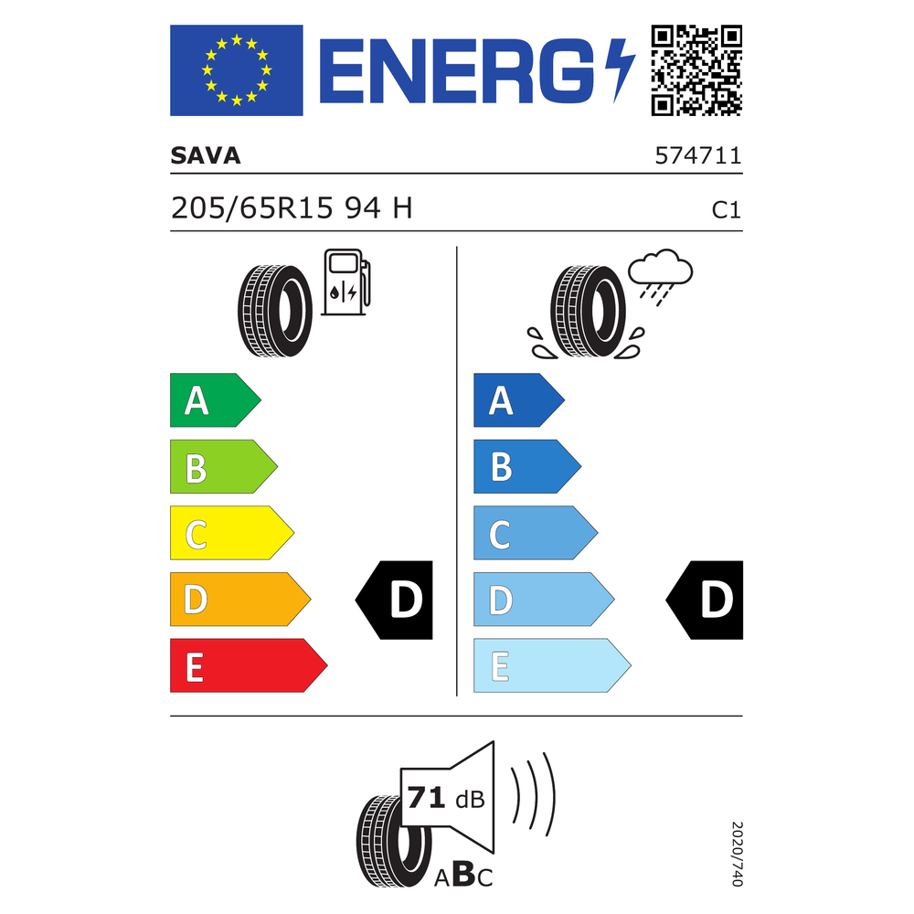 Sava Guma 205/65r15 94h intensa hp tl sava ljetne gume slika 2