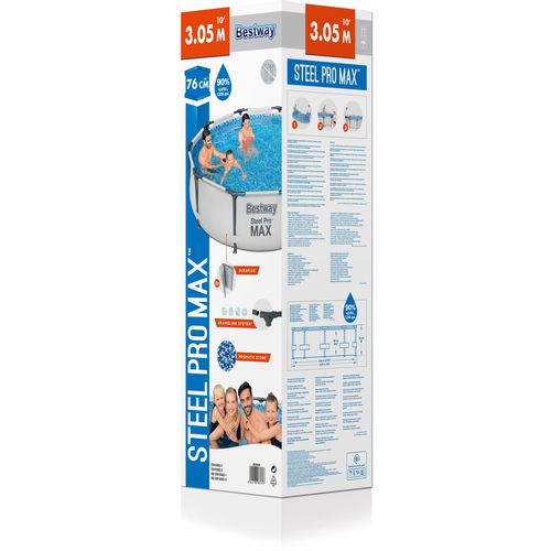 Bazen Bestway Steel Pro Max 305*76 cm - bez pumpe slika 6