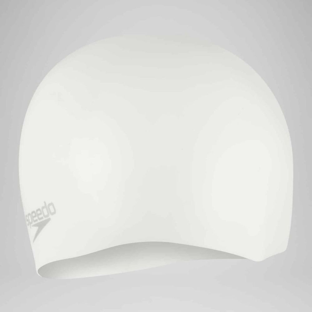 Speedo Kapa za plivanje LONG HAIR CAP AU SILVER/WHITE slika 2