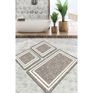 Formica Djt  Multicolor Bathmat Set (2 Pieces)