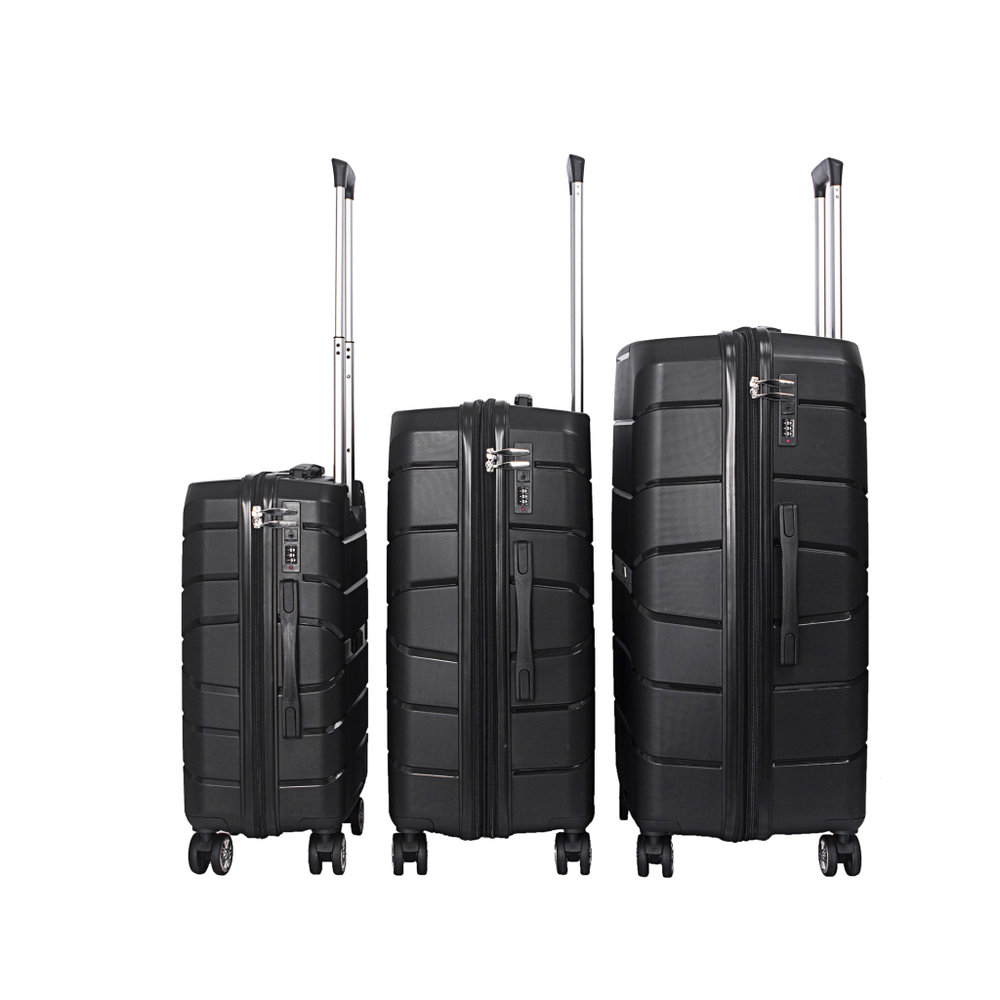 Kofer Adria - Set od tri komada, Crni slika 2