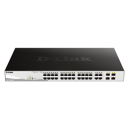 D-Link DGS-1210-28P/E PoE 10/100Mbps 24 PoE port + 4 SFP LAN Switch  slika 1