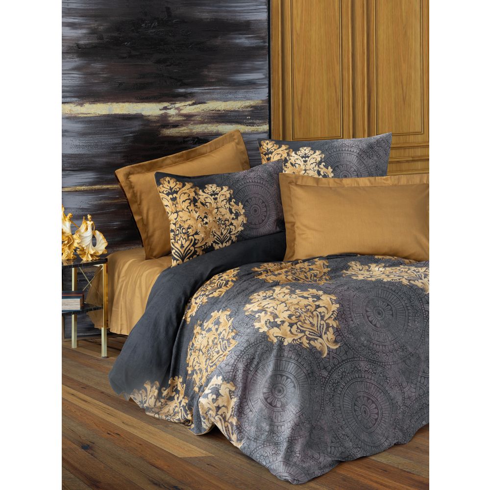 Jadira - Beige Anthracite
Beige Satin Single Quilt Cover Set (DE) slika 1