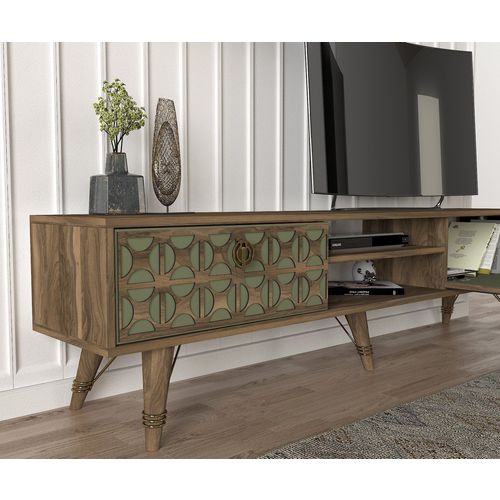 Valente (TV Sehpası) - Walnut Walnut TV Stand slika 4