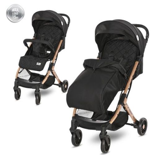 Lorelli Kolica Za Bebe Fiorano Black + Footcover (2023) slika 1