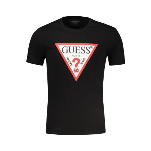 GUESS JEANS SHORT SLEEVE T-SHIRT MEN BLACK slika 1