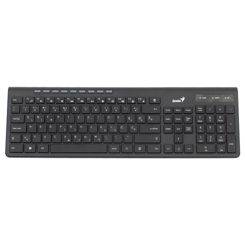 GENIUS SlimStar 7230 USB YU wireless crna tastatura slika 1