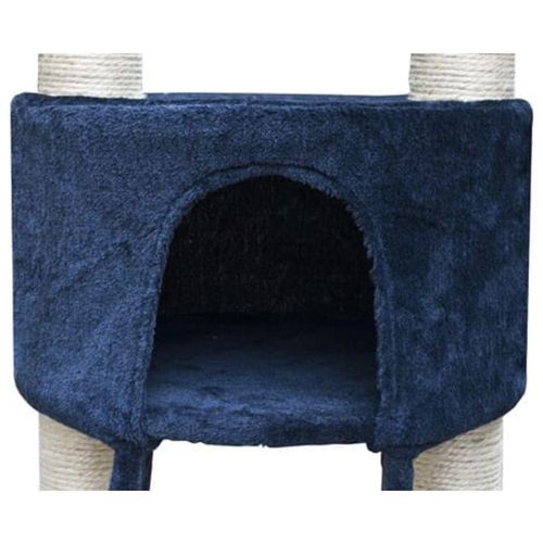Deluxe plišana penjalica/ grebalica za mačke,tamno plava, 230-260 cm slika 3