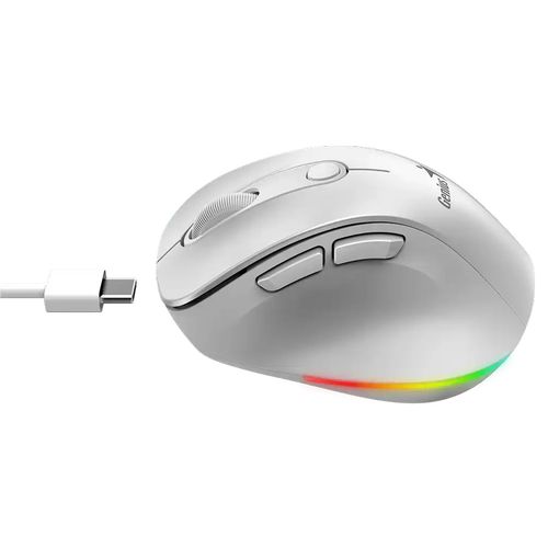 Genius Ergo 9000S Pro Pearl White USB Bežični beli miš slika 4