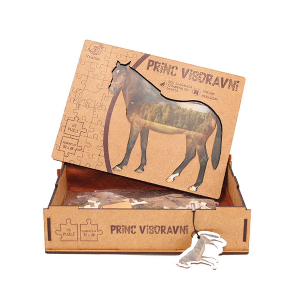 Puzzle Lenigmo, Konj princ visoravni, Vrabac slika 2