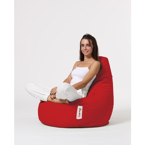 Atelier Del Sofa Drop - Crvena baÅ¡tenska fotelja u obliku pasulja slika 4