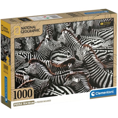 National Geographic Zebras in Holding puzzle 1000pcs slika 1