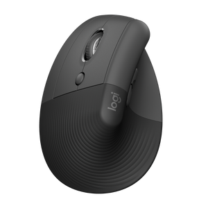 Logitech Lift, ergonomski miš za ljevake, crni, 910-006474