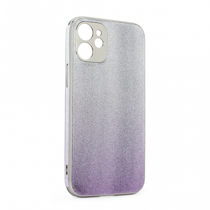 Torbica Glass Glitter za iPhone 12 Mini 5.4 ljubicasta