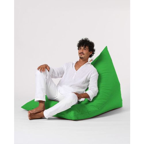 Pyramid Big Bed Pouf - Pistachio Green Pistachio Green Garden Bean Bag slika 10