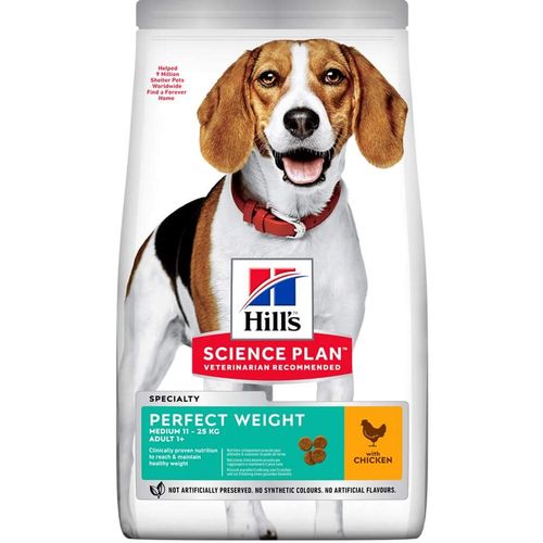 Hill's Science Plan Pas Perfect Weight Medium Adult Piletina, 2kg slika 1