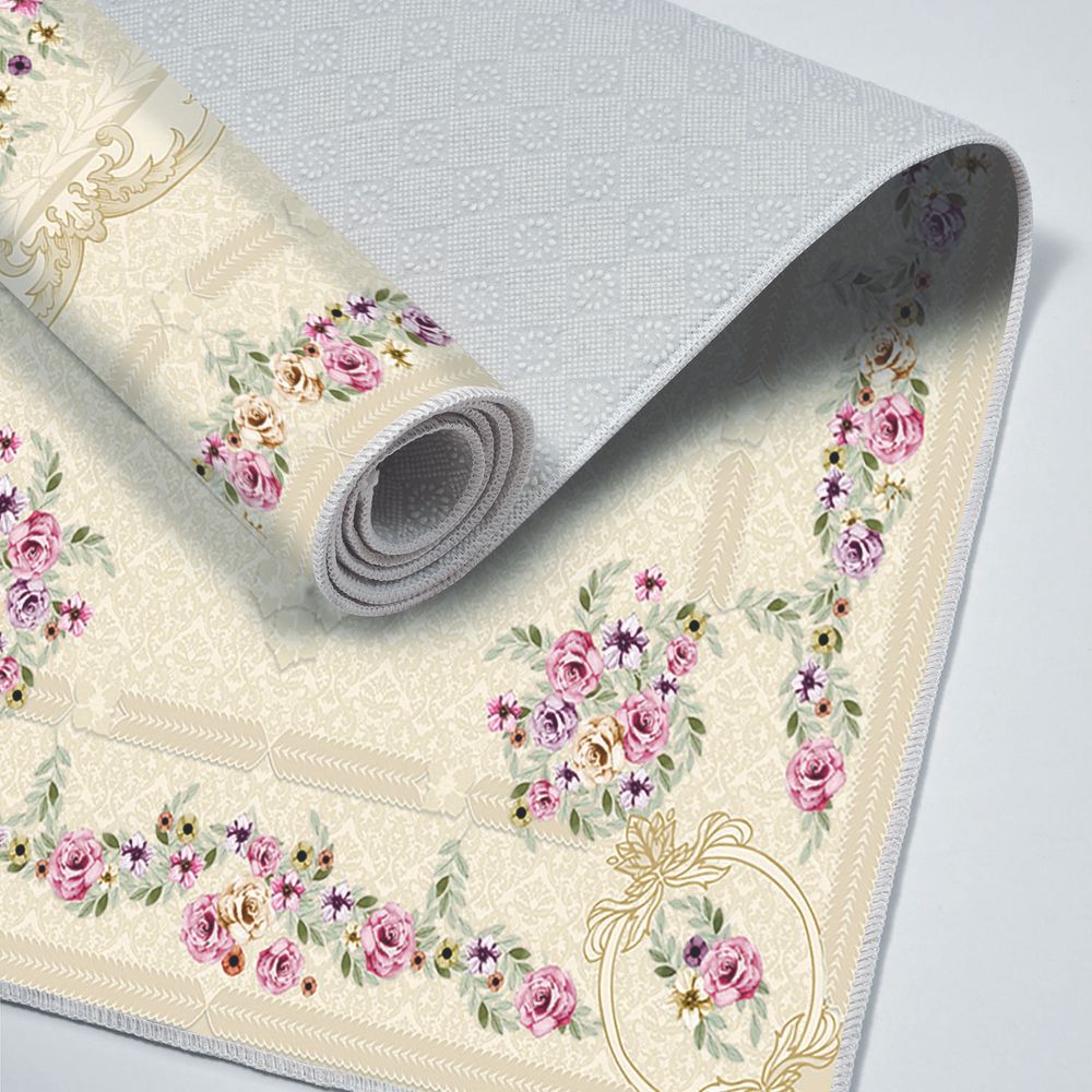 Set višebojnih prostirki za kupatilo Kt484 (2 komada) slika 4