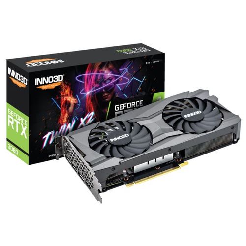 INNO3D GeForce RTX 3060 8GB TWIN X2, 8GB GDDR6, LHR slika 1