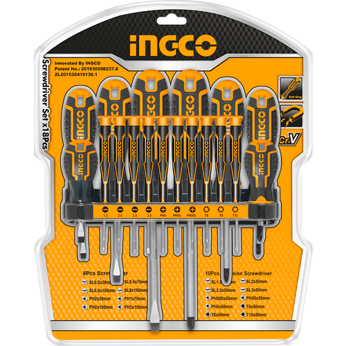 INGCO 18-delni set odvijača i preciznih odvijača HKSD1828 slika 1