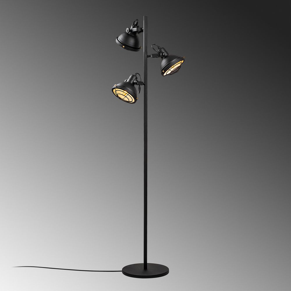 Spoly 13795 - Crna Podna Lampa slika 5