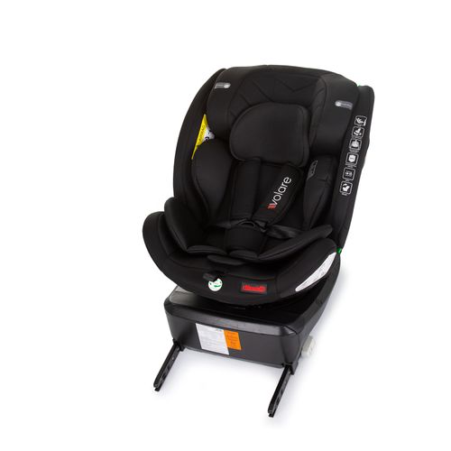 Chipolino autosjedalica I-SIZE 40-150 cm ISOFIX 360 "VOLARE" obsidian slika 10