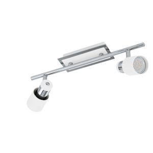 Eglo Davida reflektor/2, led, gu10, 2x5w, 2x400lm, krom/bijela 