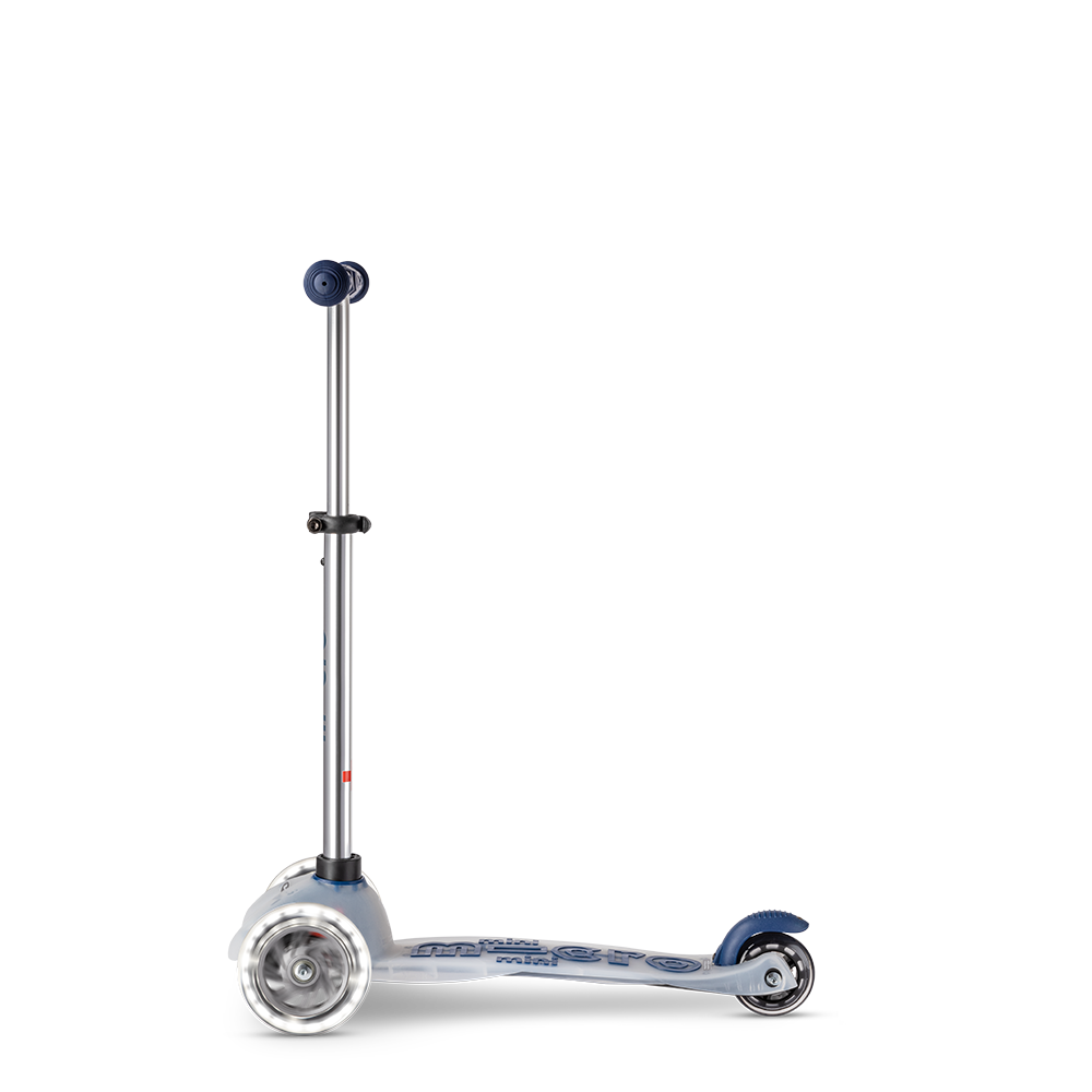 Micro Romobil Mini Deluxe Flux LED, Navy slika 3