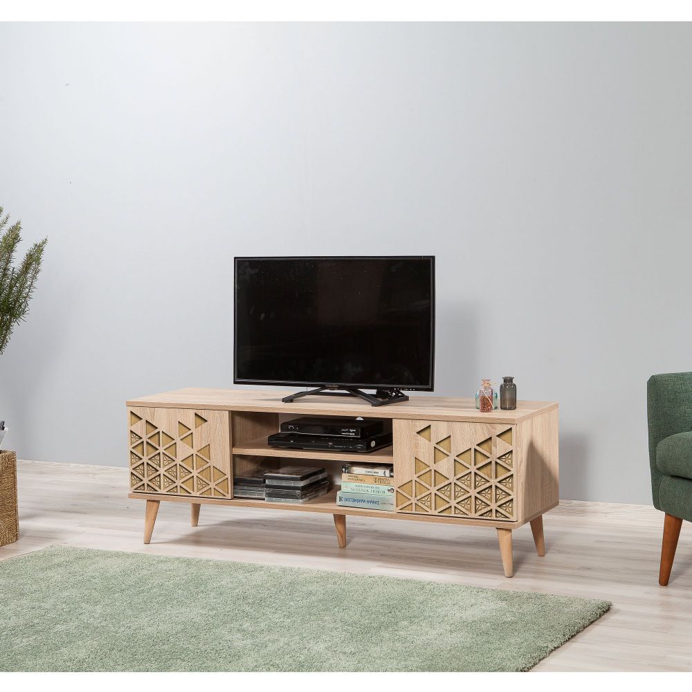 TV Stalak Truva - 120, boje sonoma hrasta slika 3