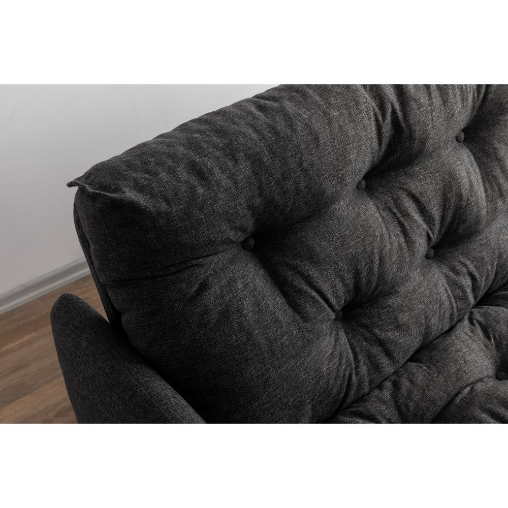 Renge - Tamno Siva 3-Sjedalna Sofa-Krevet slika 5