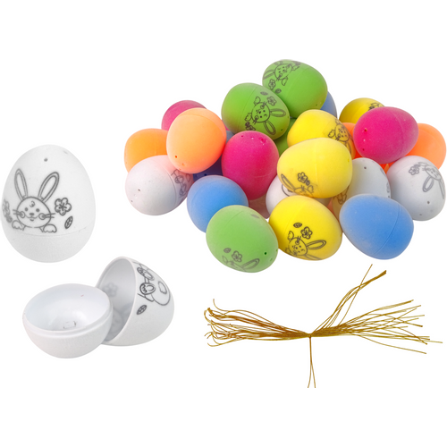DIY set za bojanje uskršnjih jaja sa šljokicama 24 komada slika 2
