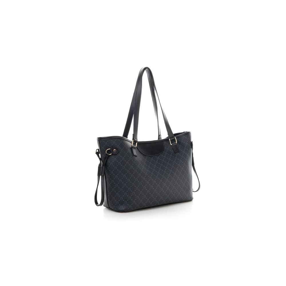 Elegantna Tote Torba 355 v2 - Crna, Siva slika 2
