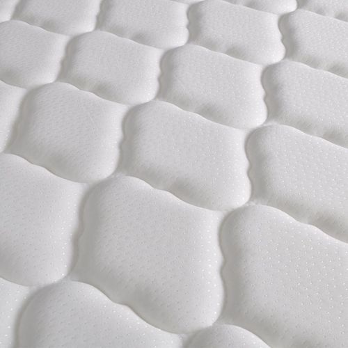 Krevet od umjetne kože sa madracem bijeli 140 x 200 cm slika 10