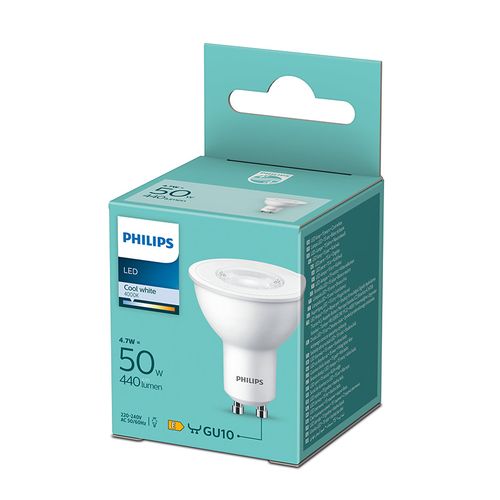 PS792 Philips LED sijalica 4,7W (50W) GU10 CW 4000K 36D ND 1PF/6 DISC slika 1