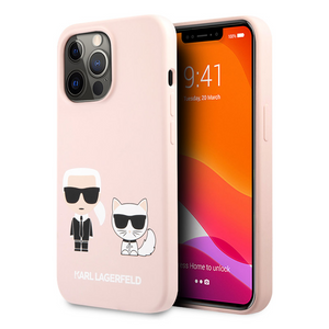 Torbica Karl Lagerfeld &amp; Choupette za iPhone 13 Pro Max 6.7 svetlo roze (KLHCP13XSSKCI)