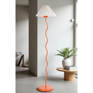 Opviq Podna lampa 676, bijela, narančasta