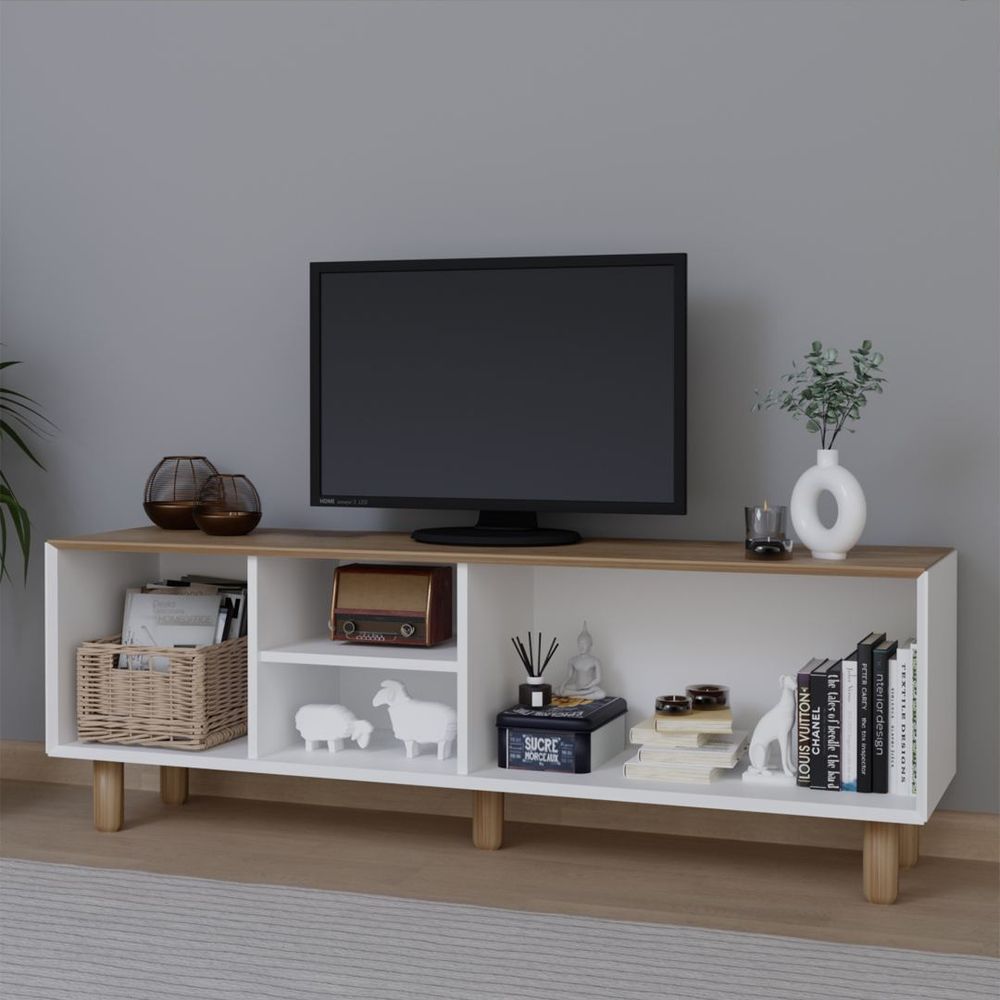 TV Stalak Bohemian 1600-143, boje vrtne hrastovine slika 3