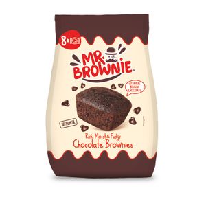 Mr. Brownie čokoladni kolač (brownie) s belgijskom čokoladom 200g (8 komada)