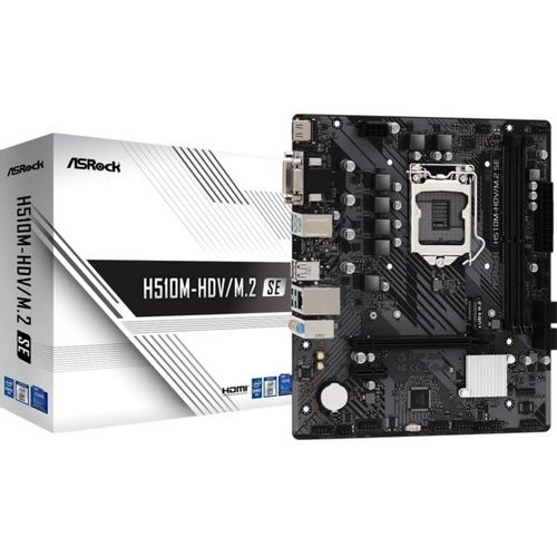 Matična ploča Asrock Intel LGA1200 H510M-HDV M.2 SE slika 1