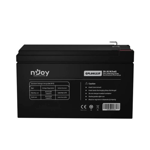 NJOY GPL09122F baterija za UPS 12V 9Ah (BTVACIUOCTO2FCW02B) slika 1