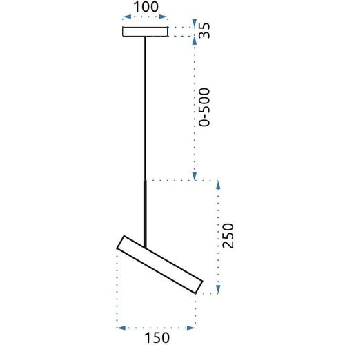 TOOLIGHT VISEĆA STROPNA SVJETILJKA CRNA APP609-1C slika 13