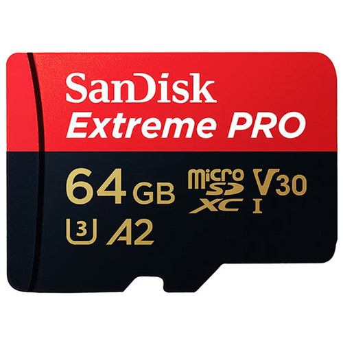 Mem. Kartica SanDisk SDHC 64GB Extreme PRO 4K UHD V30 sa adapterom CN slika 1