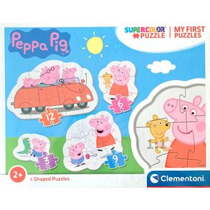 Clementoni moje prve puzzle 3+6+9+12 Peppa Pig