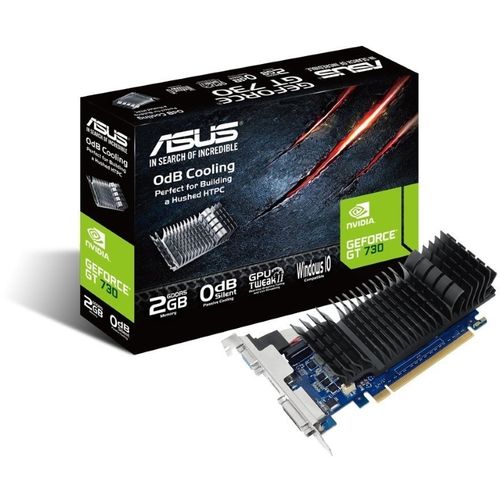 ASUS nVidia GeForce GT 730 2GB 64bit GT730-SL-2GD5-BRK grafička karta slika 1