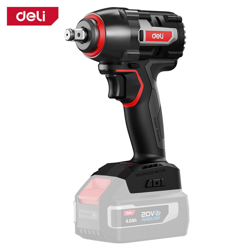 AKU UDARNI ODVIJAČ 1/2" 20V 500NM BEZ BAT. DELI SUPREME EDE231Z slika 1