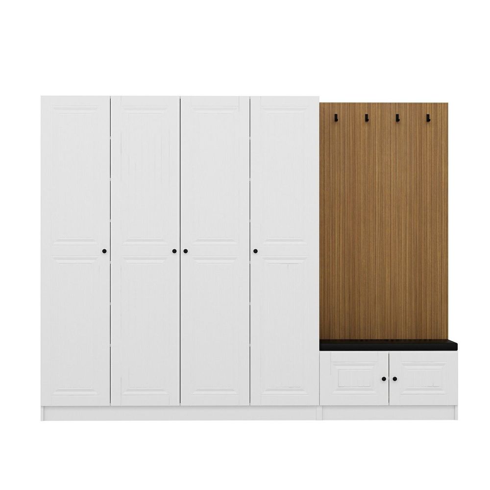 Hall Stand Noah - 8321, Bijela Boja slika 5