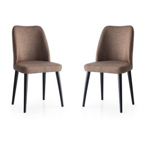 Luna - Smeđa Stolica Set (2 Komada)