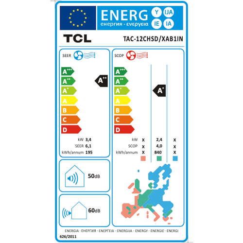 TCL klima uređaj Elite Inverter 3,4kW - TAC-12CHSD/XA73I slika 5