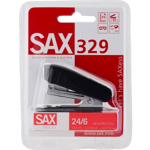 SAX stroj za spajanje classic do 20l crni 0-329-39+ spajalice strojne 24/6 slika 2