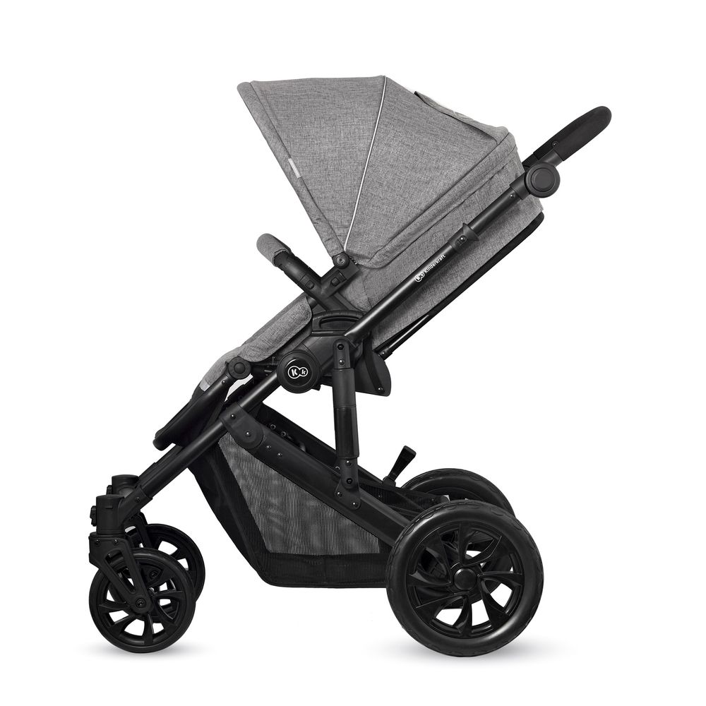 Kinderkraft kolica Prime Lite 3u1, siva slika 8