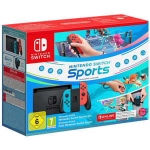Nintendo Igraća konzola Nintendo Switch+Switch Sport+3 mjeseca online - Switch Console 1.1 Neon B/R, Bundle